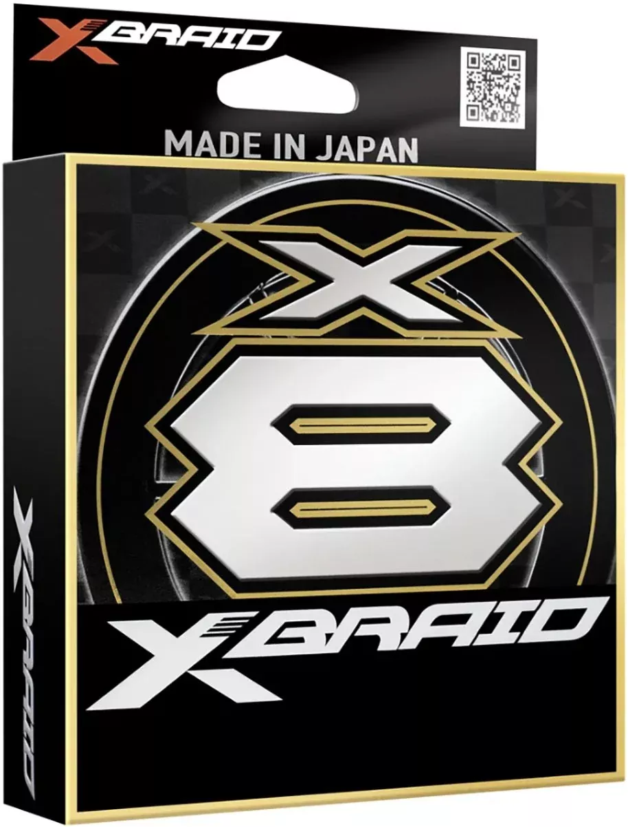 X-Braid X8 Chartreuse Green w/White Markings Braid – 330 Yard Spool