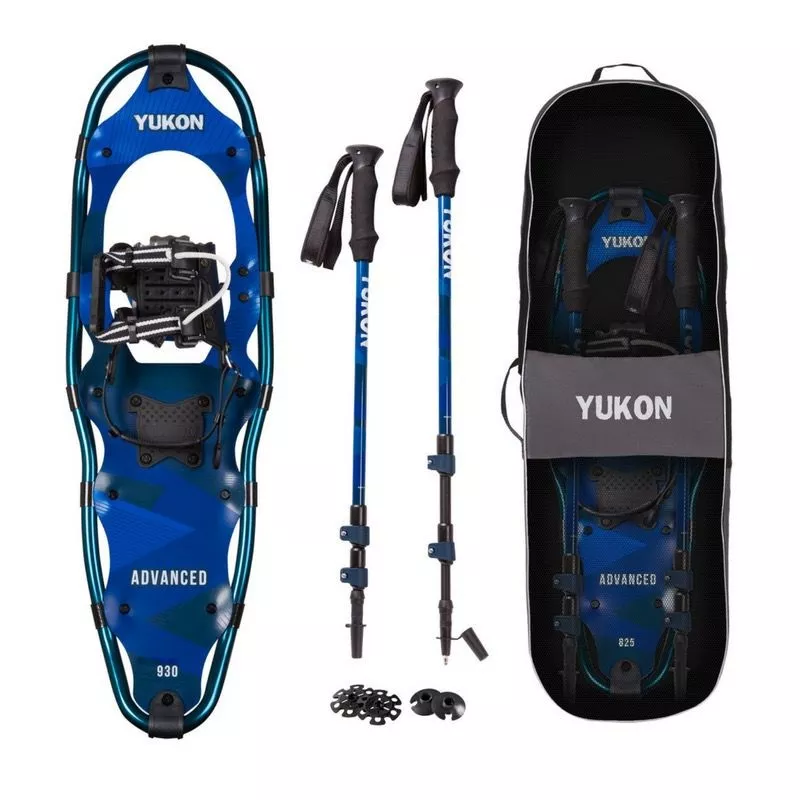 YUKON CHARLIE SNOWSHOE KIT BLUE 25′
