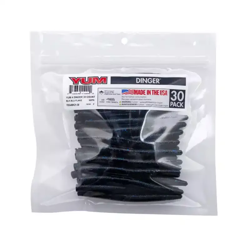 Yum Dinger Worm 4″ – Bulk Pack