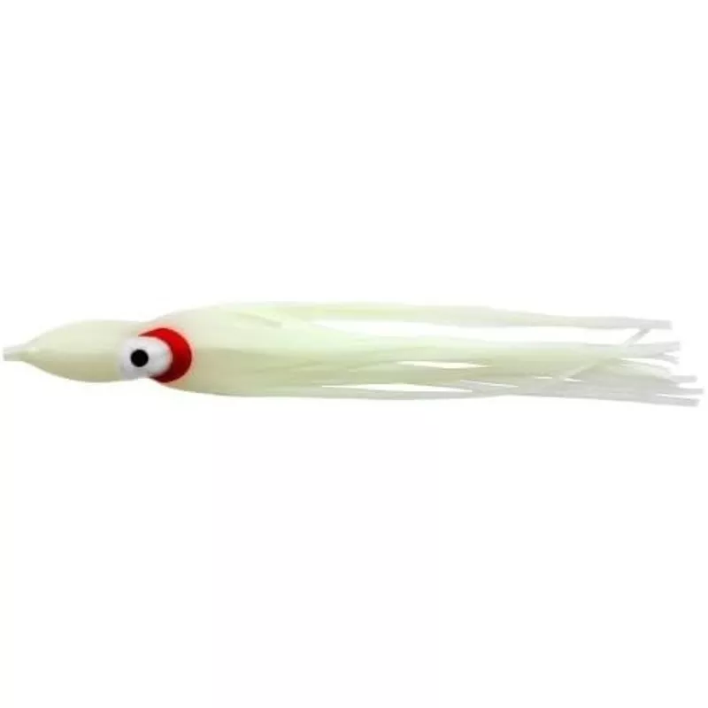 Zak Tackle 4.5" Challanger Squid Pure Glow 3 Pack