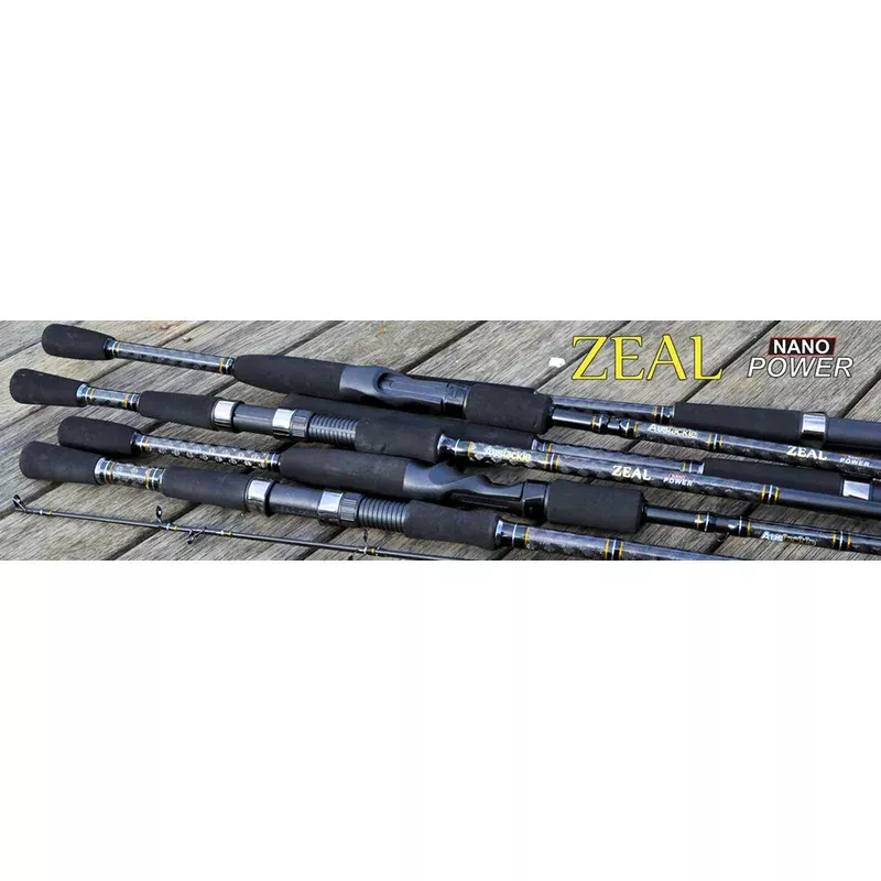 Zeal Baitcaster 2pc Series Rods [Length: 1.68m] [Weight Capacity: 4-7kg]