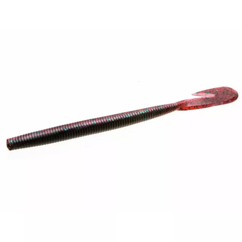 ZOOM 6 Inch U-Vibe Speed Worm|6 Inch|Watermelon Red|Red shad|Junebug|Black Red Glitter|California 420