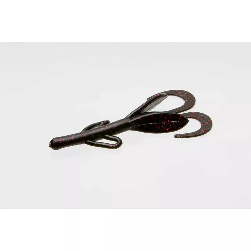 Zoom Baby Brush Hog 5.5" 12-bag Black-Red Glitter