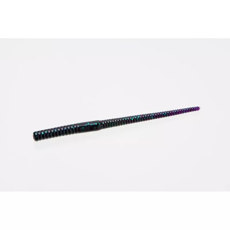 Zoom Shakey Head Finesse Worm 5" Junebug 20 Pack